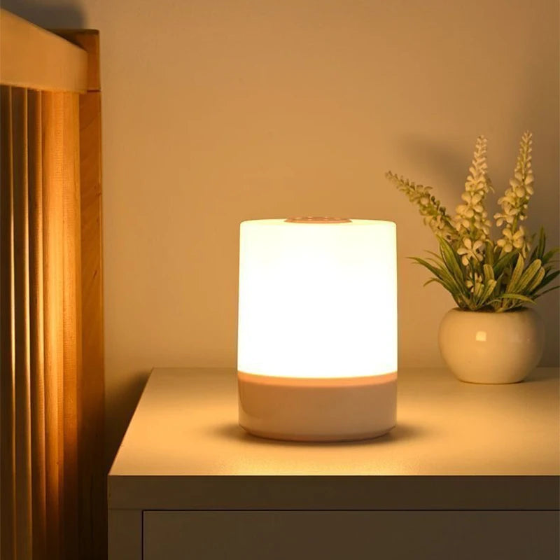 Dimbare Tafellamp Cilindervorm – Zacht Licht en Strak Design